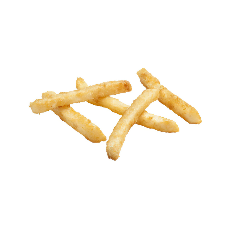 Simplot Battered Thunder Crunch - Fries 3/8" Straight Cut