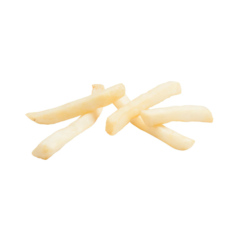 Simplot Blue Ribbon Non- Coated Fries 3/8" Straight Cut