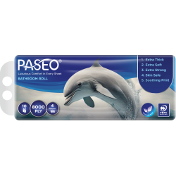 Paseo Bathroom Tissue Roll 4 Ply