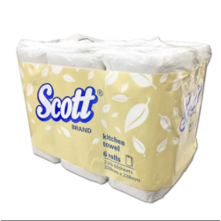 Scott Kitchen Towel - 4x(6 Rolls/Bag)