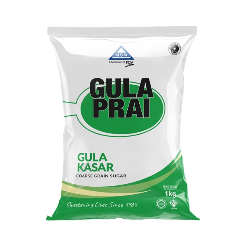 MSM Gula Prai Coarse Grain Sugar 1kg