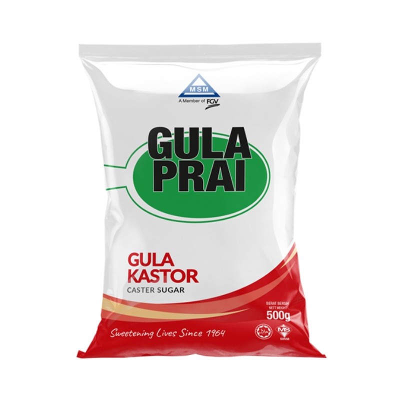 MSM Gula Prai Caster Sugar 500g