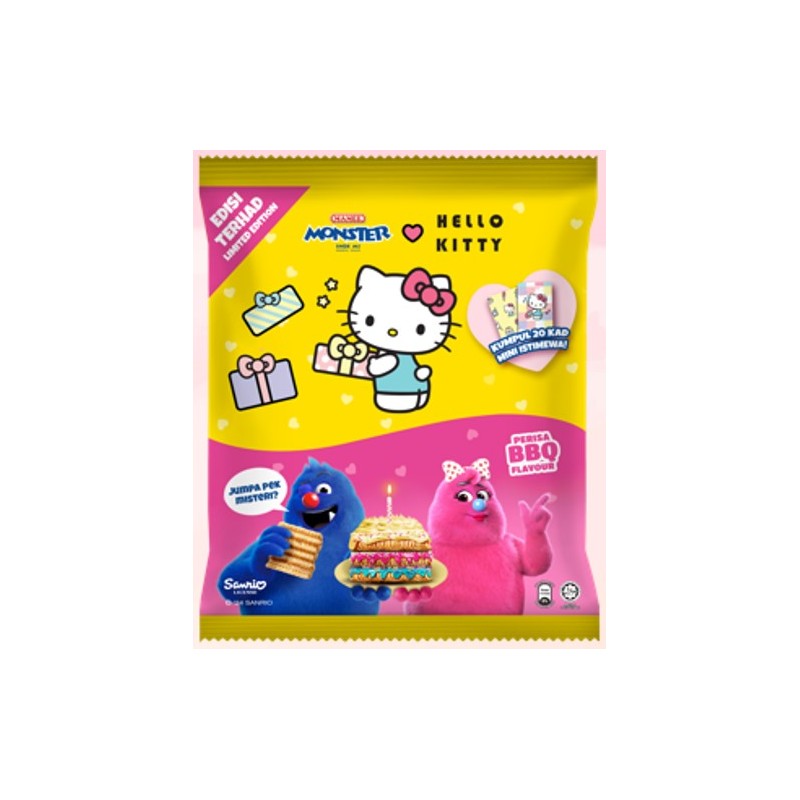 Mamee Monster Hello Kitty BBQ 25g- 8s