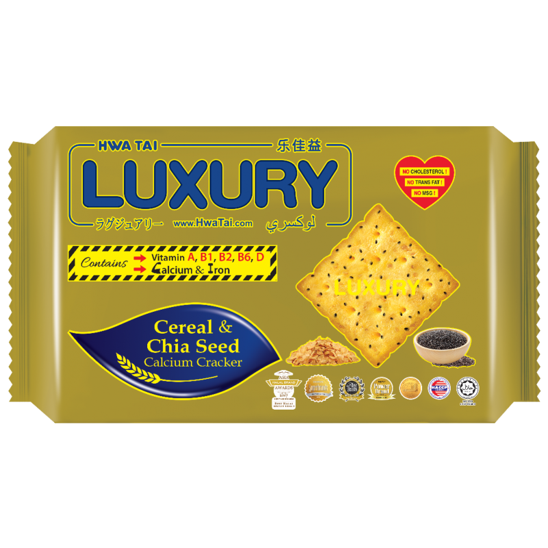 Luxury Cereal & Chia Seed Calcium Cracker 185g