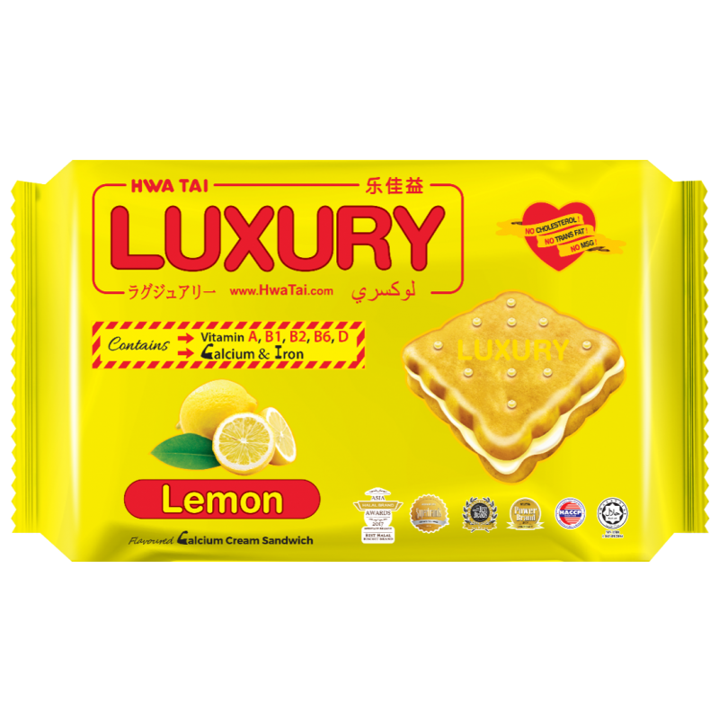 Luxury Lemon Calcium Cream Sandwich 200g