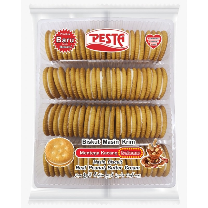 Pesta Masin Biscuit Real Peanut Butter Cream 300g