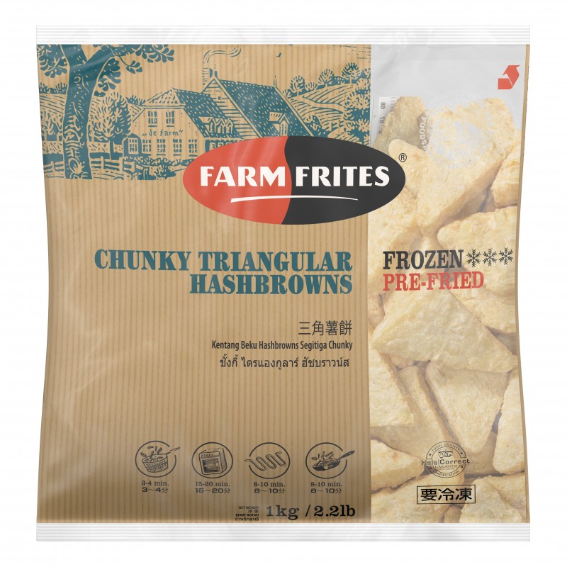 FarmFrites Mini Waffles Hashbrown  1kg