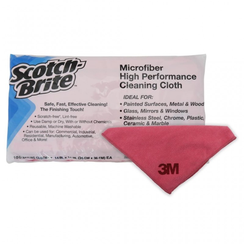 Scotch Brite Microfiber High Performance Cleaning Cloth Grey   Scotch Brite Microfiber High Performance Cleaning Cloth Grey 